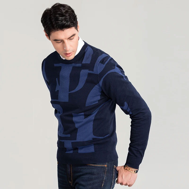 Slim Wool Blend Men’s Sweater