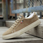 Lace-Up Genuine Leather Dress Sneaker