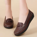 Soft Leather Slip-On Loafers