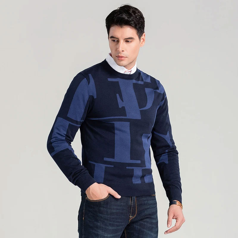 Slim Wool Blend Men’s Sweater