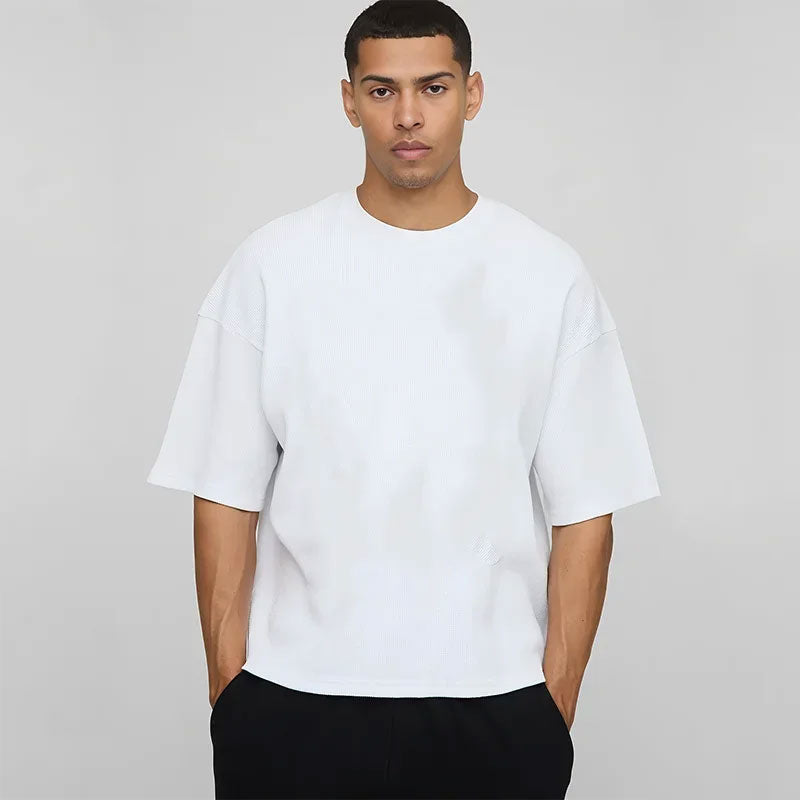 Heavyweight Oversized Cotton Crew T-Shirt
