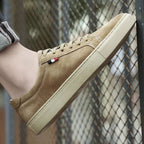 Lace-Up Genuine Leather Dress Sneaker