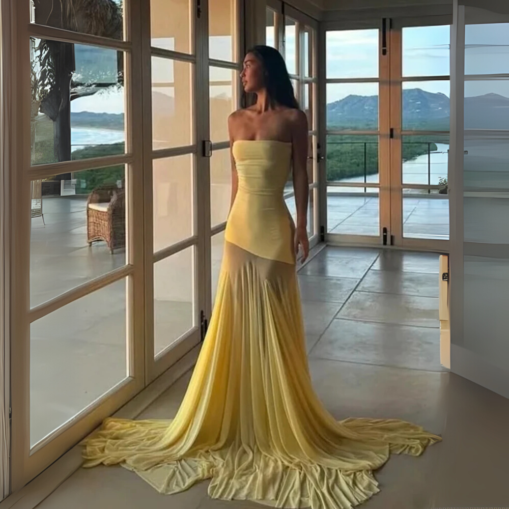 Patchwork Mesh Backless Party Dress