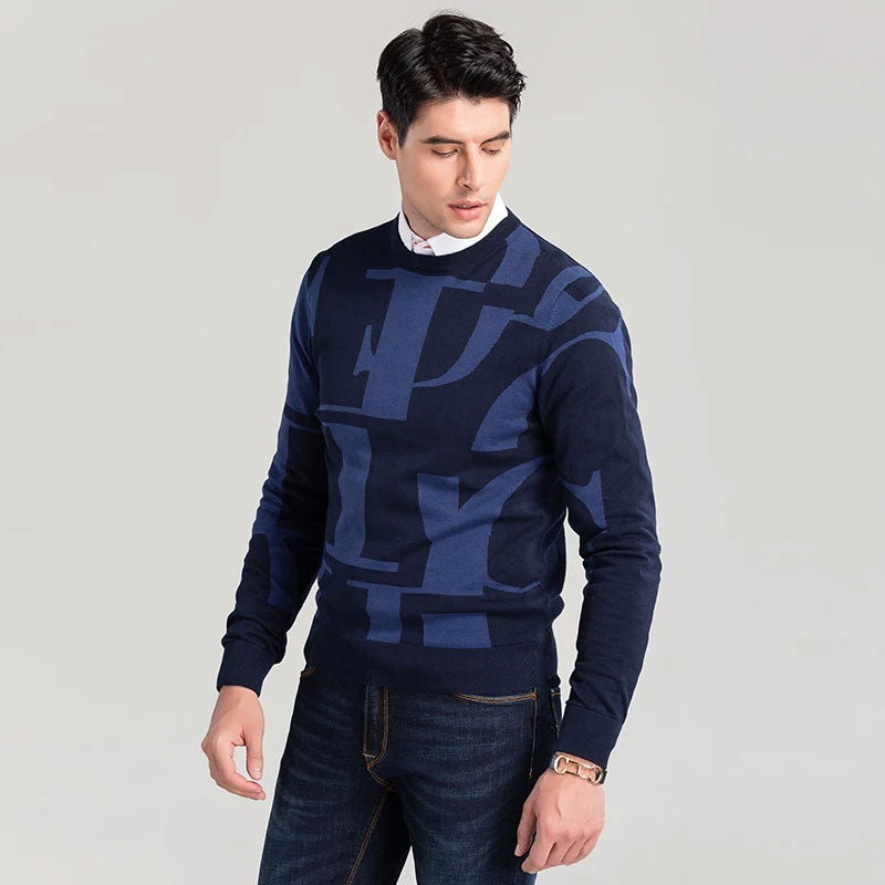 Slim Wool Blend Men’s Sweater
