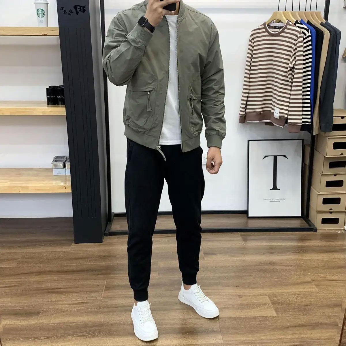 Slim Lapel Long-Sleeve Casual Jacket