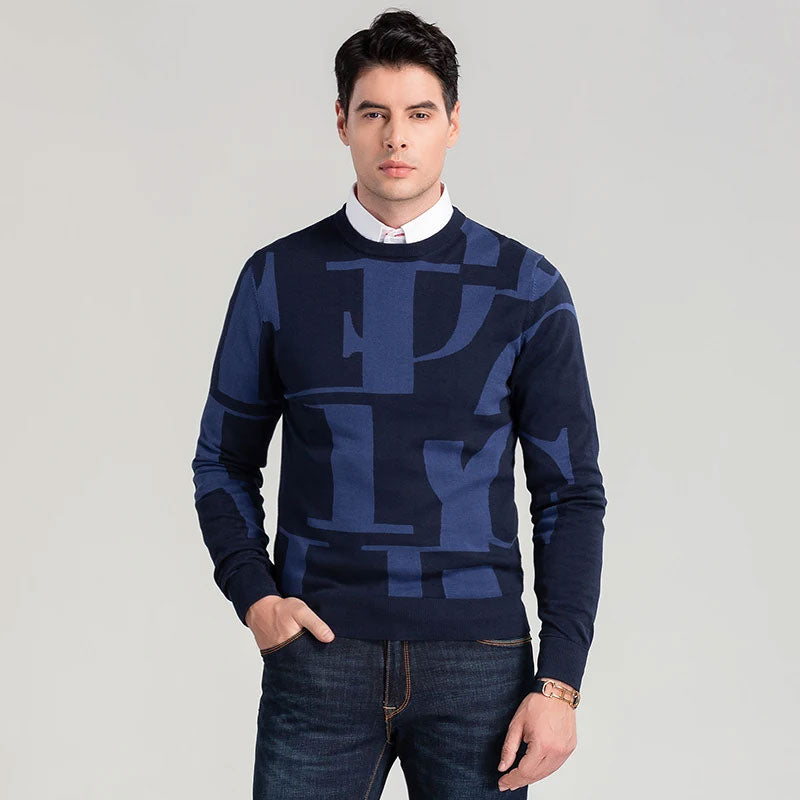 Slim Wool Blend Men’s Sweater