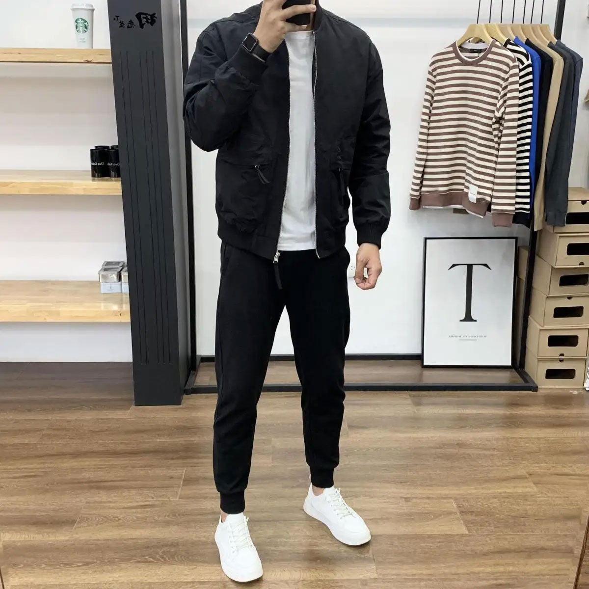 Slim Lapel Long-Sleeve Casual Jacket