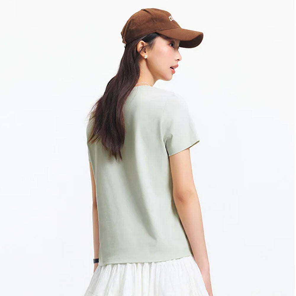 Antibacterial V-Neck Moisture-Wicking T-shirt