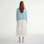 Pet-Motif Wool Knit Cardigan